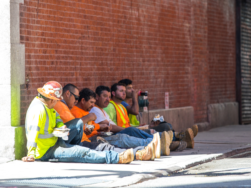 overheated workers with heat stress